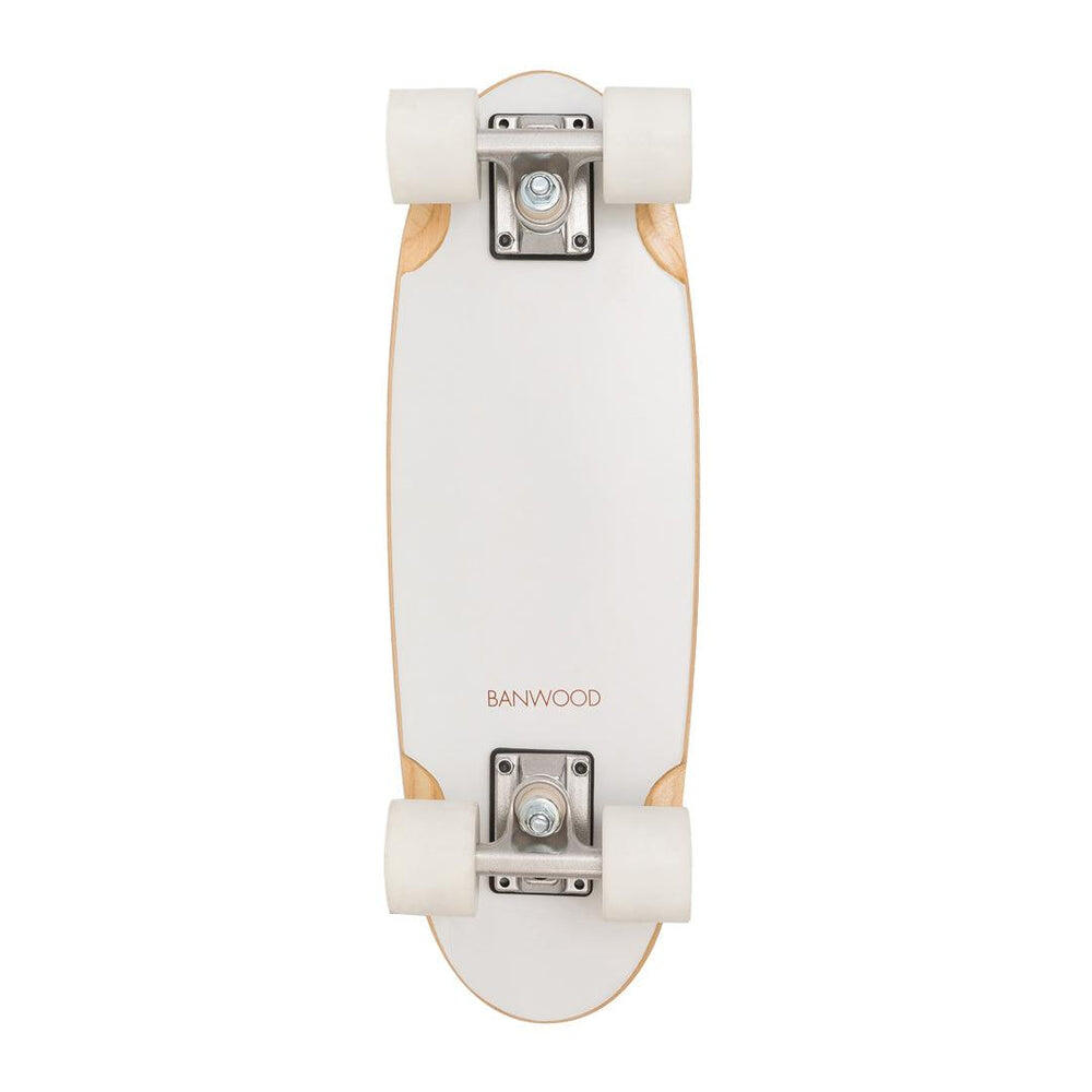 Skateboard Blanc Érable Canadien Patinage Enfants 3+ Ans Équilibre 2/7