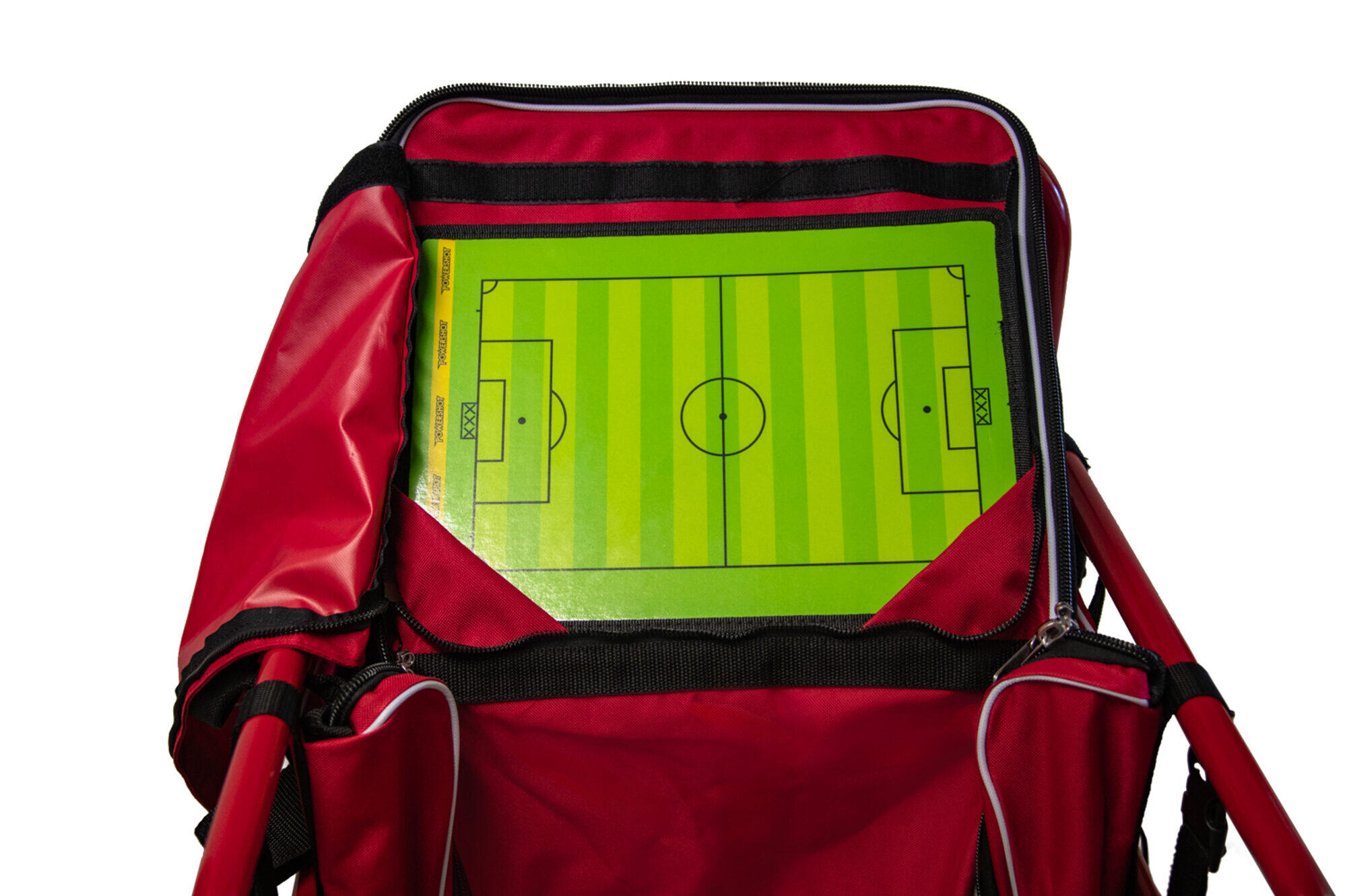 Chariot d’équipements multisport (rouge) - Idéal pour ranger votre matériel 2/8