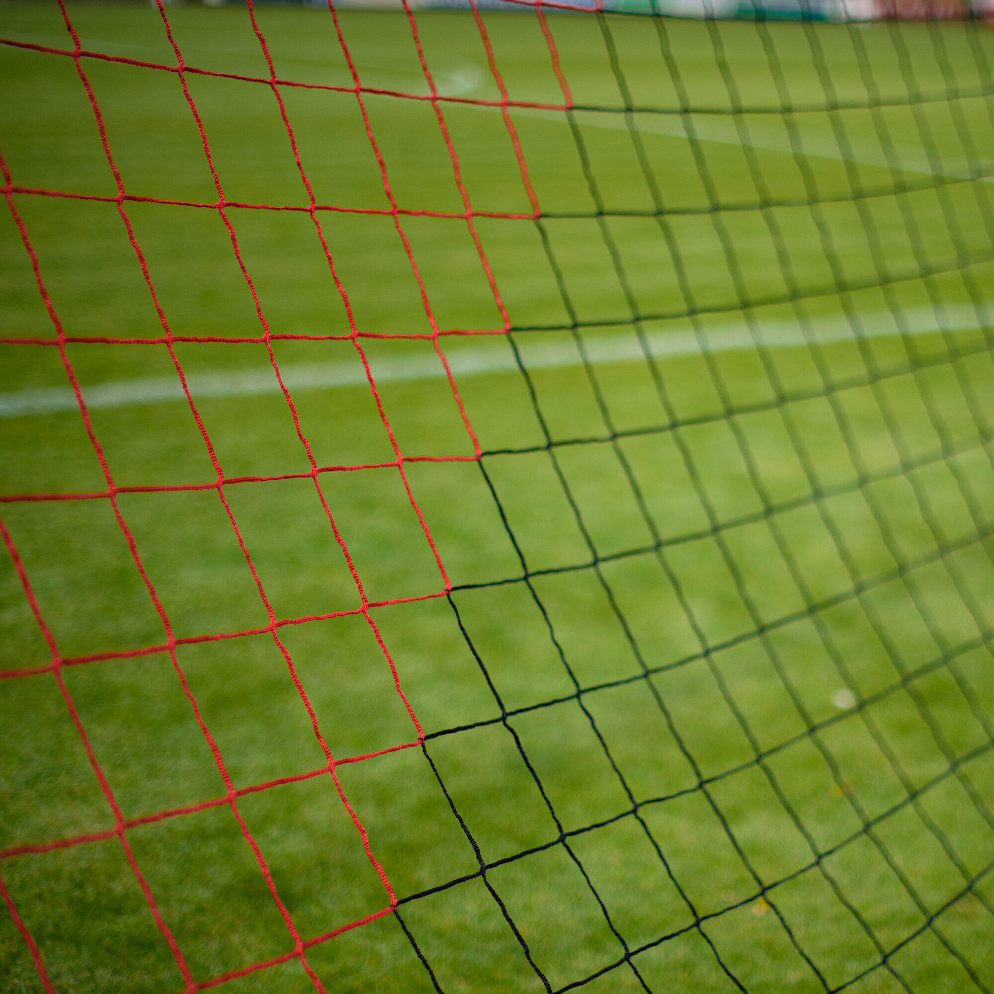 Filet de foot à 11 (7,32 x 2,44m) - Noir / Rouge 5/6