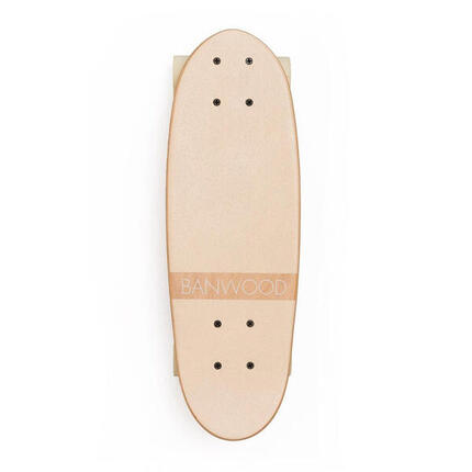 Skateboard Bois Naturel Érable Canadien Patinage Enfants 3+ Ans Équilibre