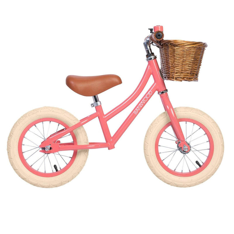 Draisienne Coral Pâle Acier Cyclisme Enfants 3-5 Ans équilibre