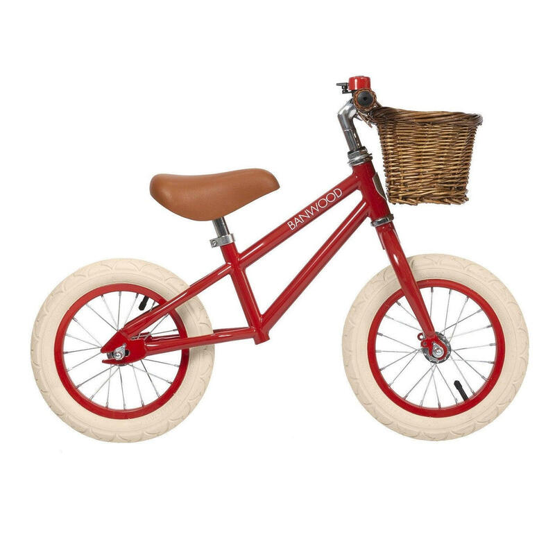 Draisienne Rouge Acier Cyclisme Enfants 3-5 Ans équilibre