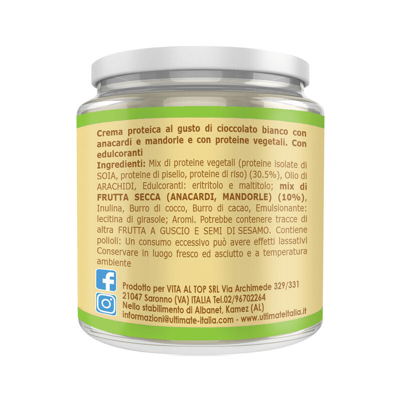 Alimento - PROTEIN CREAM VEG CIOCCOLATO BIANCO - 250g 2/7