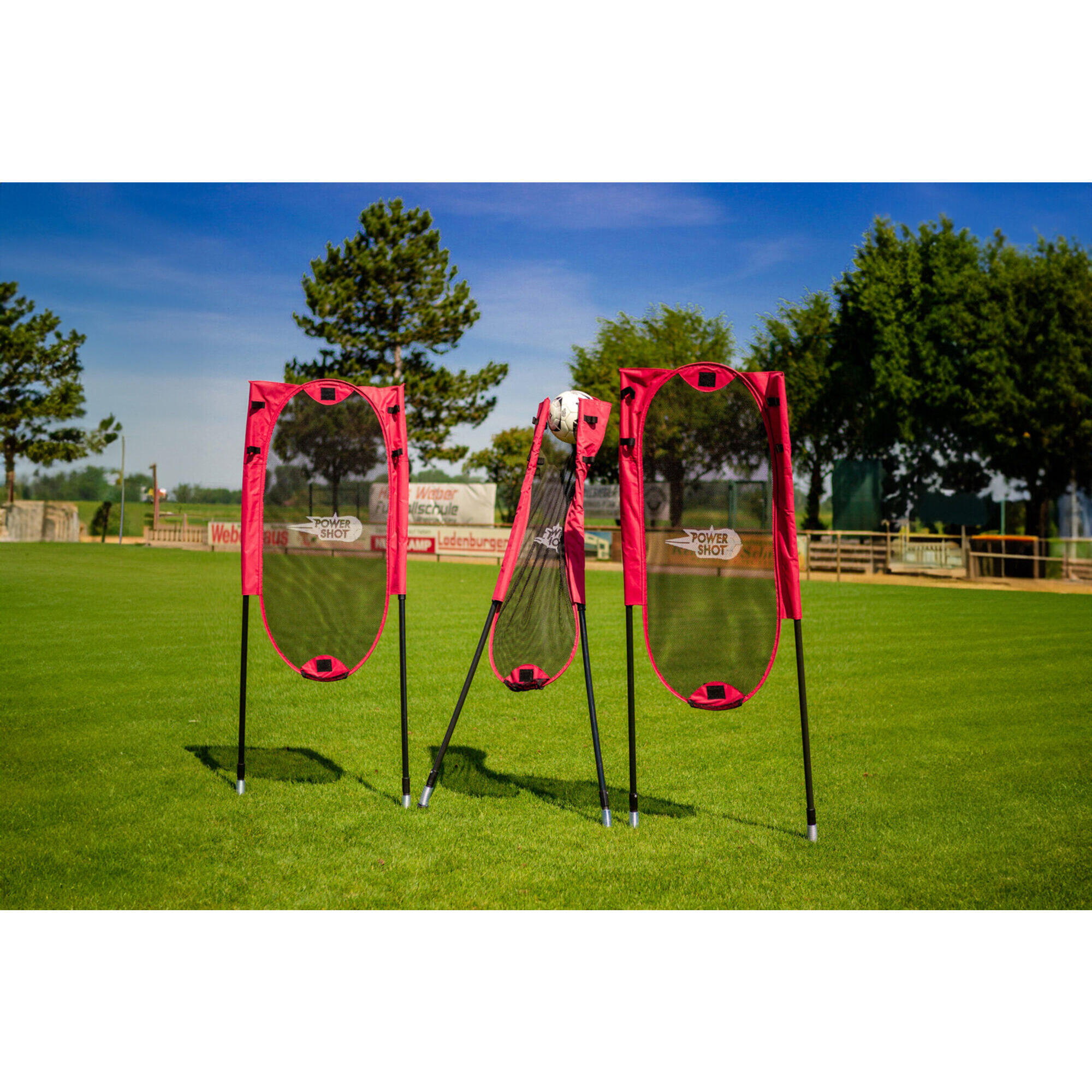 Power Shot - Kit De 3 Mannequins De Coups Francs Flexibles Et Pliable - Mannequin  D'Entraînement - Noir|rouge - Taille Unique - Decathlon