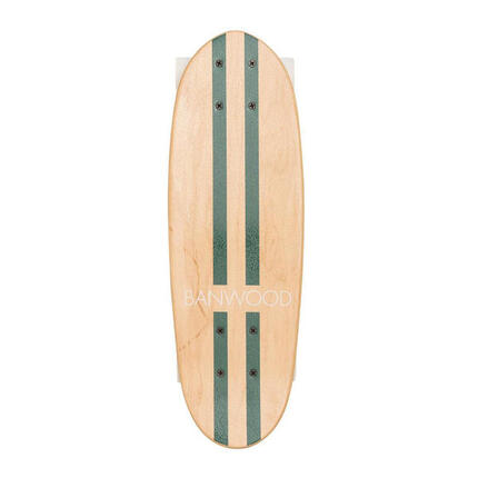 Skateboard Bois Naturel Érable Canadien Patinage Enfants 3+ Ans Équilibre
