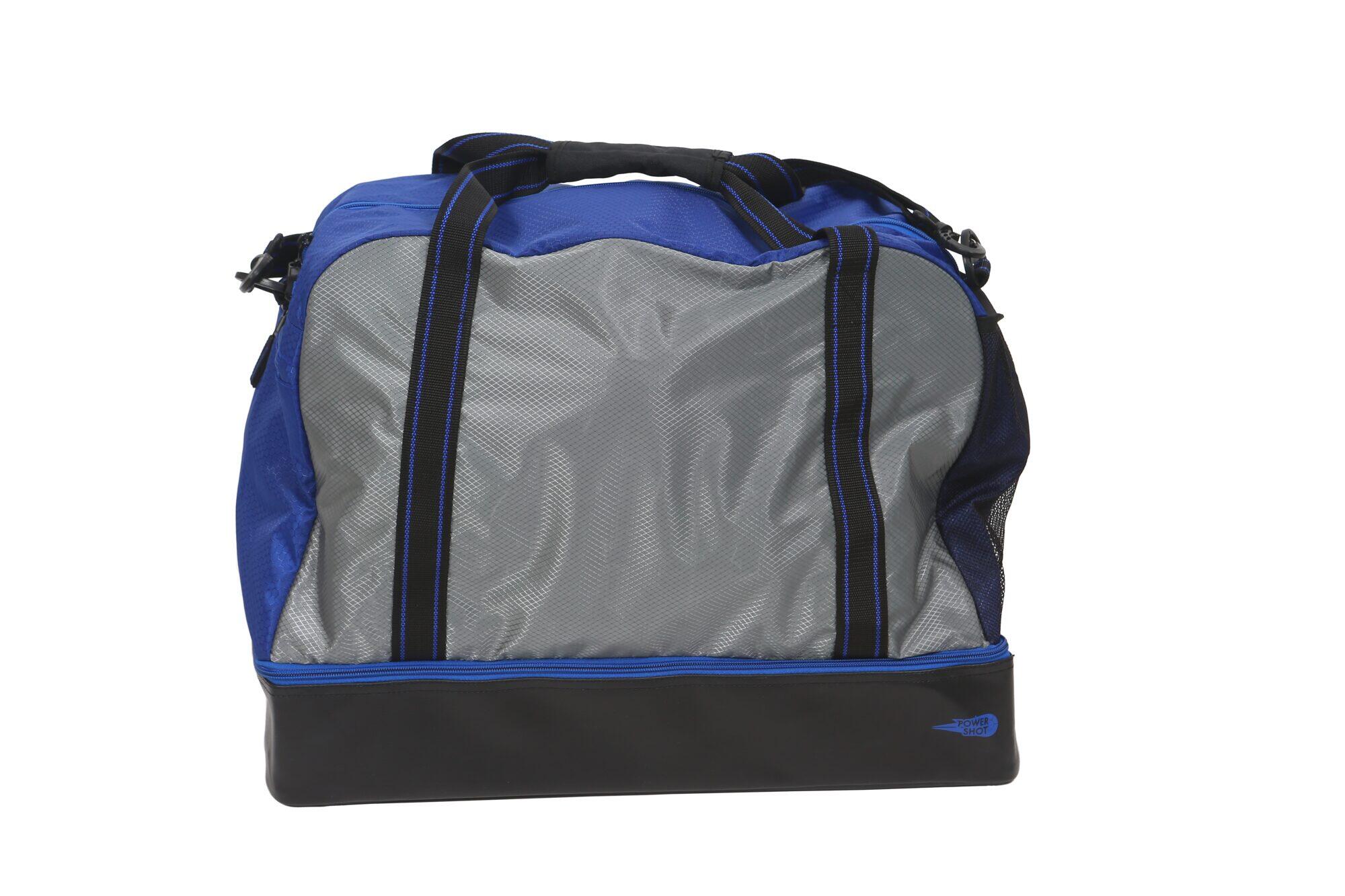 Saco de desporto ecológico cubico - impermeável - azul e preto