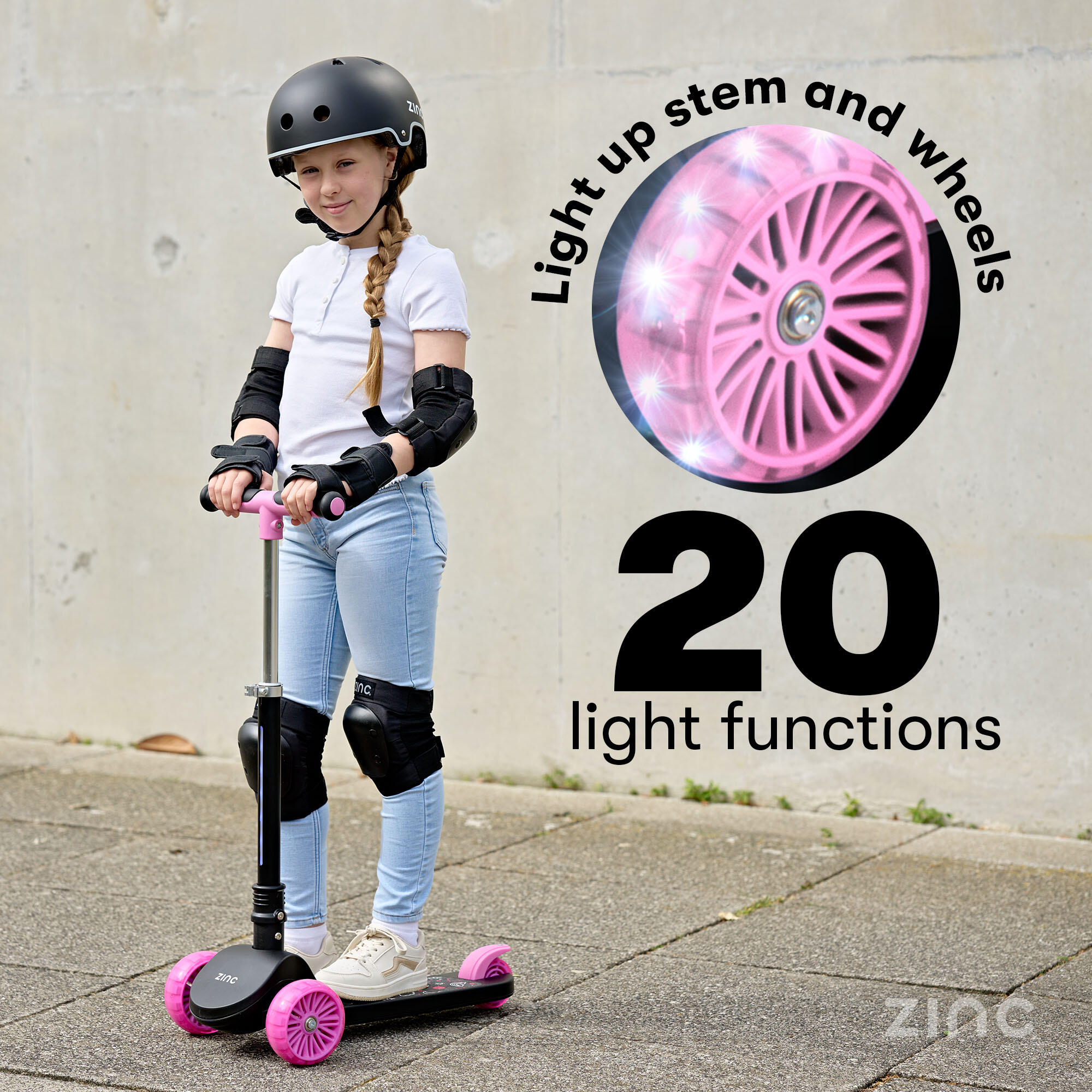Scooter Zinc T-motion Explorer 3 Ruedas Astronauta | Cuotas sin interés