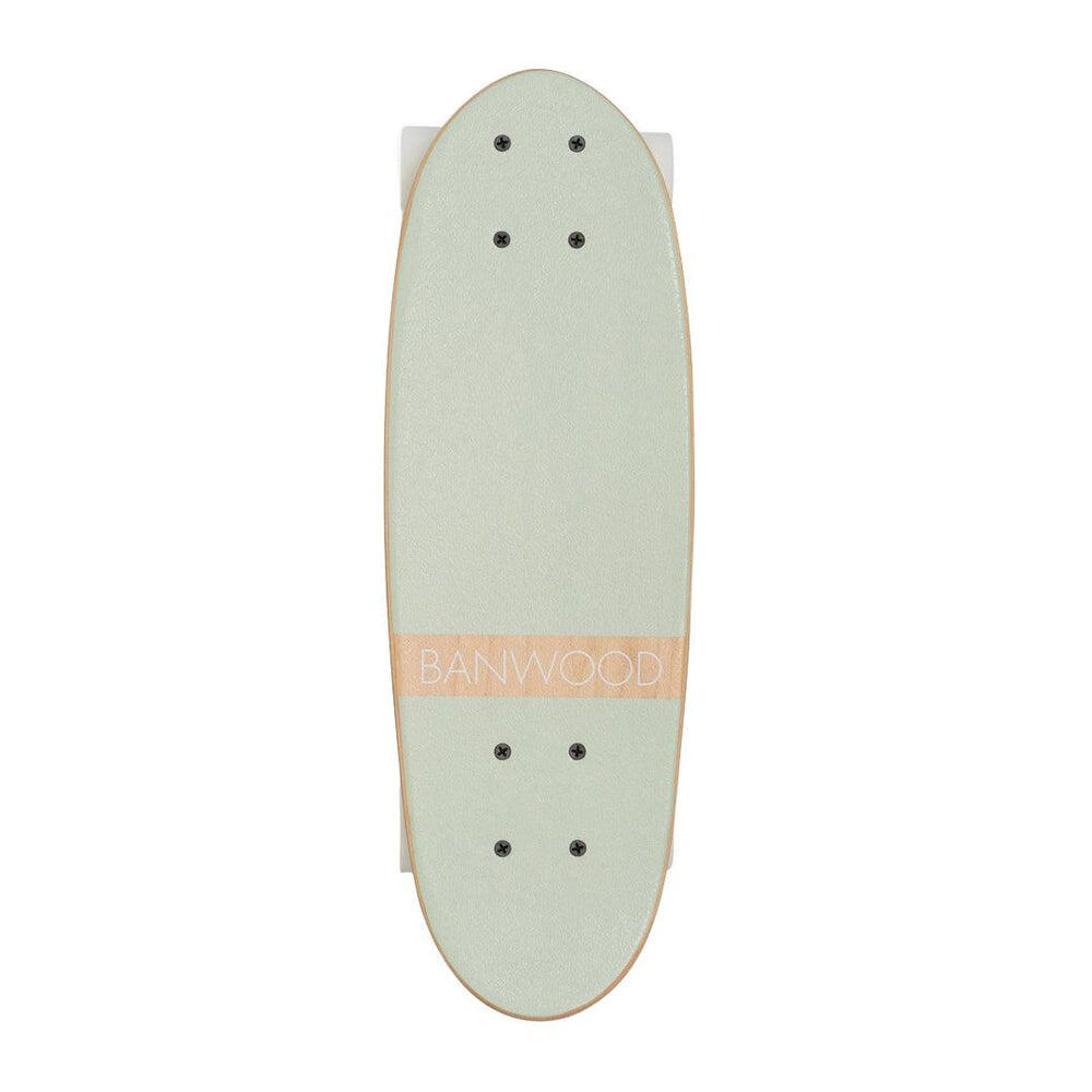 Banwood - Skateboard Menthe Pâle Érable Canadien Patinage Enfants 3+ Ans Équilibre - Cruiser Skate - Vert - Taille Unique - Decathlon