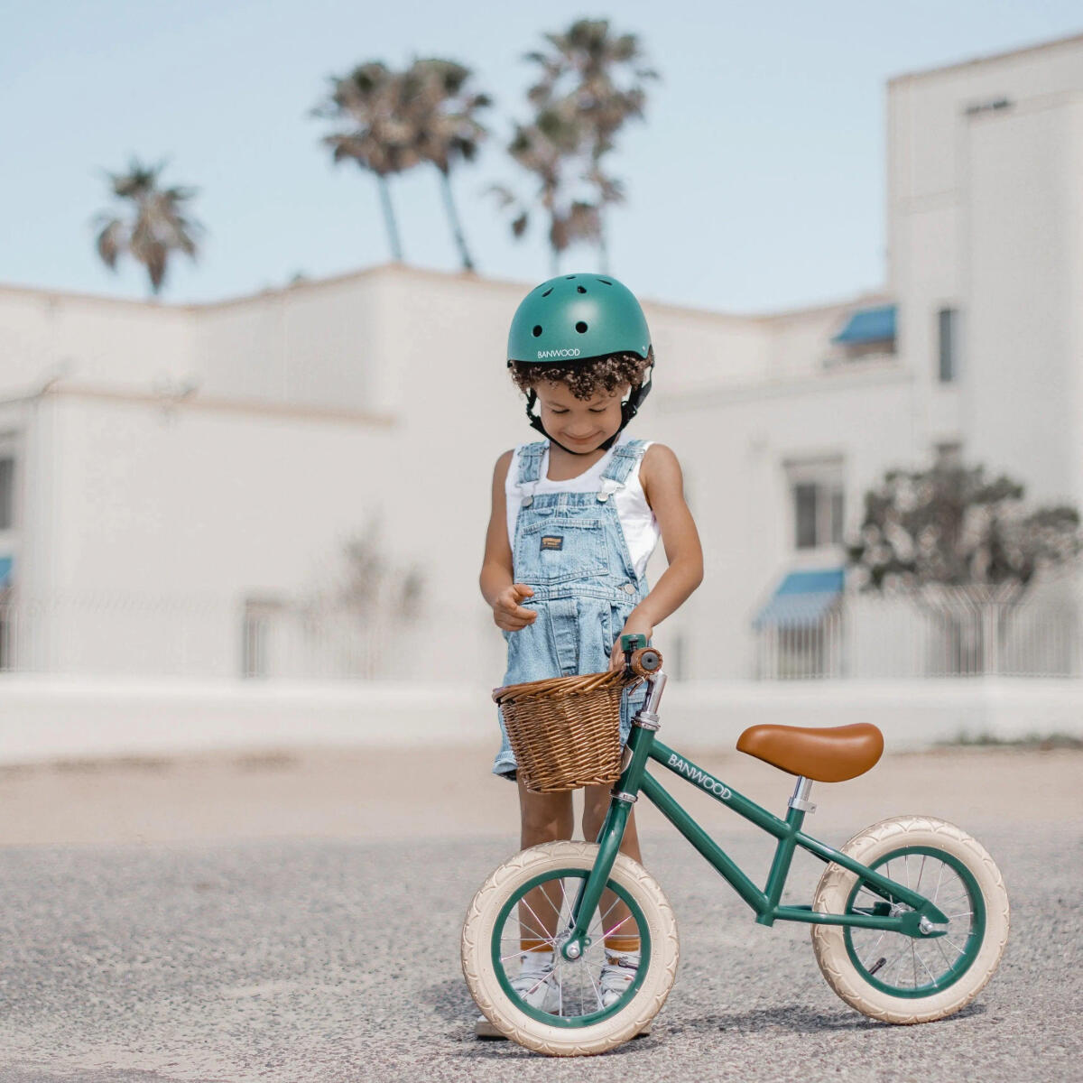 BICI SIN PEDALES VERDE OSCURO ACERO NIÑOS 3-5 AÑOS DESARROLLAR EQUILIBRIO 4/5