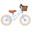 Draisienne Bleu Sky Acier Cyclisme Enfants 3-5 Ans Développement De L'équilibre