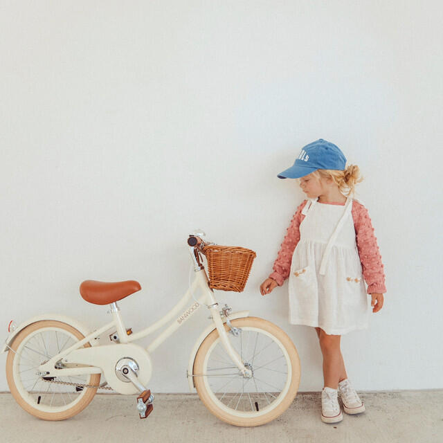 FAHRRAD CREME ALU UND STAHL RADFAHREN KINDER 4-7 JAHRE KÖRPERLICHE BEWEGUNG 4/7