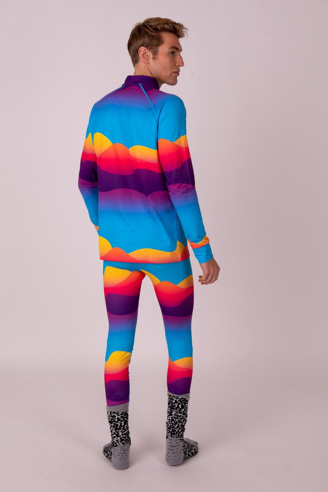 Mambo Sunset Mens Baselayer Top 4/4