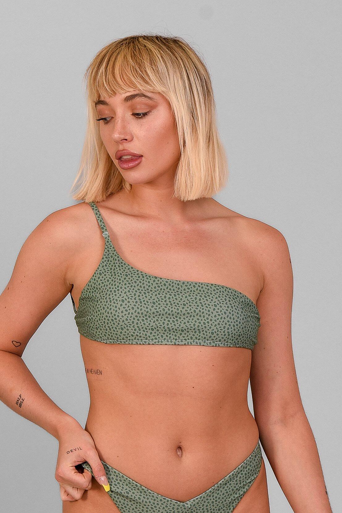 OOSC Reggiseno bikini con spalle scoperte Sahara Sage