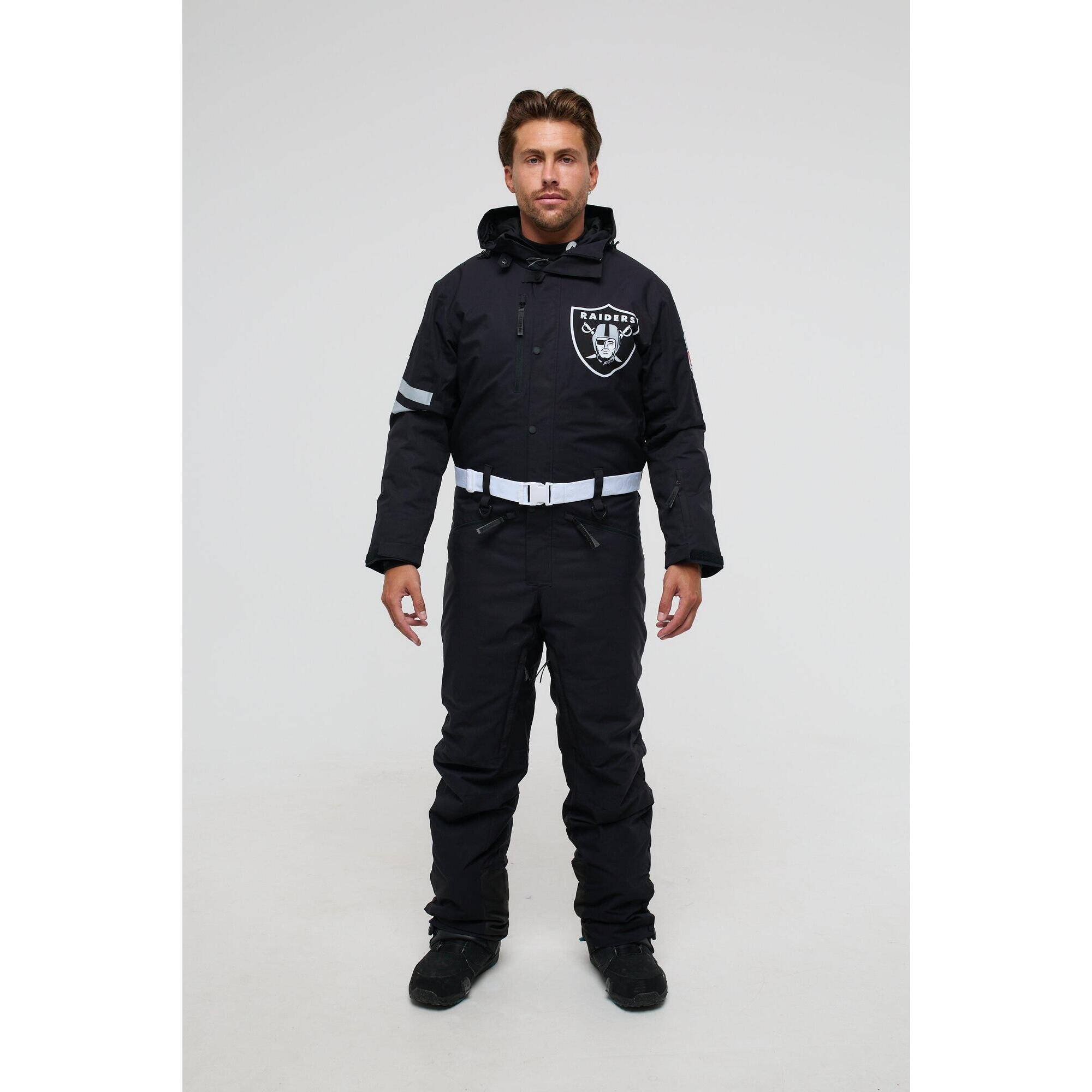 Oosc - Combinaison De Ski Las Vegas Raiders Homme, Imperméable 10 000 Mm - Combinaison De Ski - Blanc|bleu|multicolore - 36 Xs - Decathlon