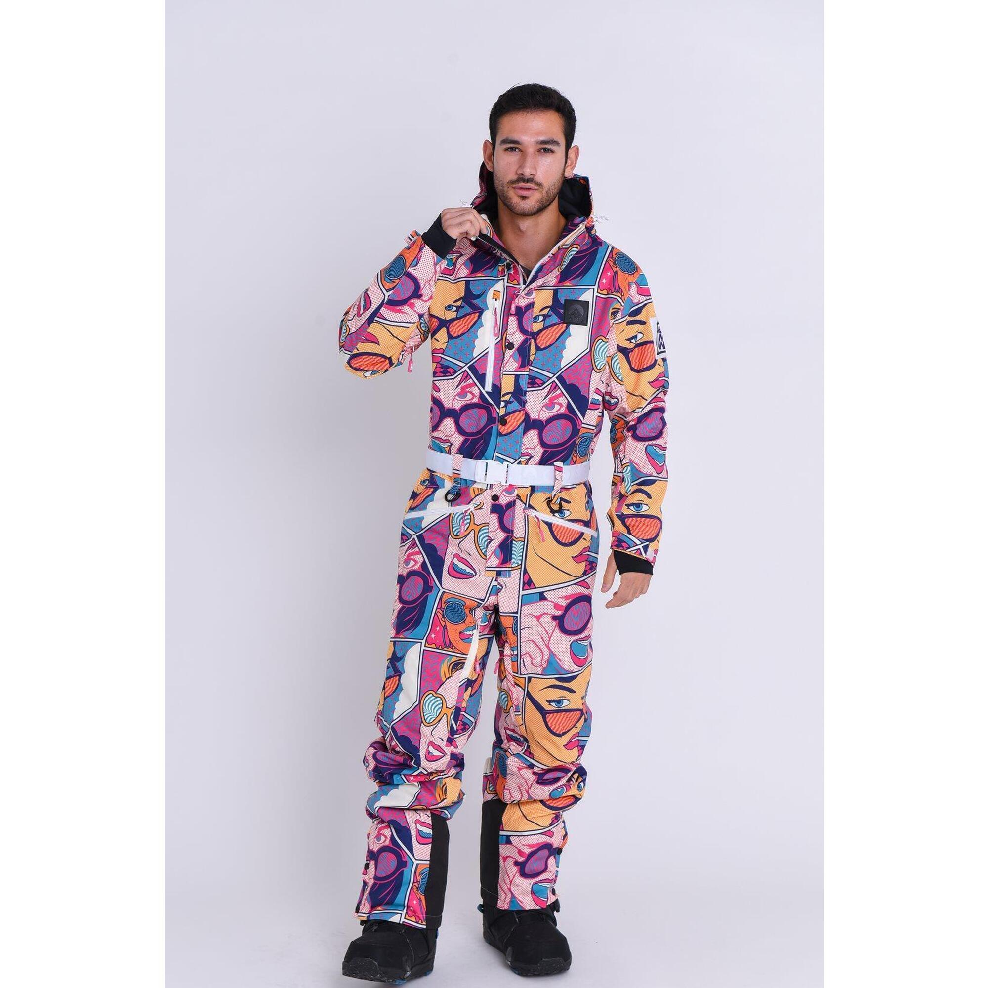 Oosc - Combinaison De Ski - Comic Book Candy Homme - Combinaison De Ski - Multicolore|rose|violet - 48 Xl - Decathlon