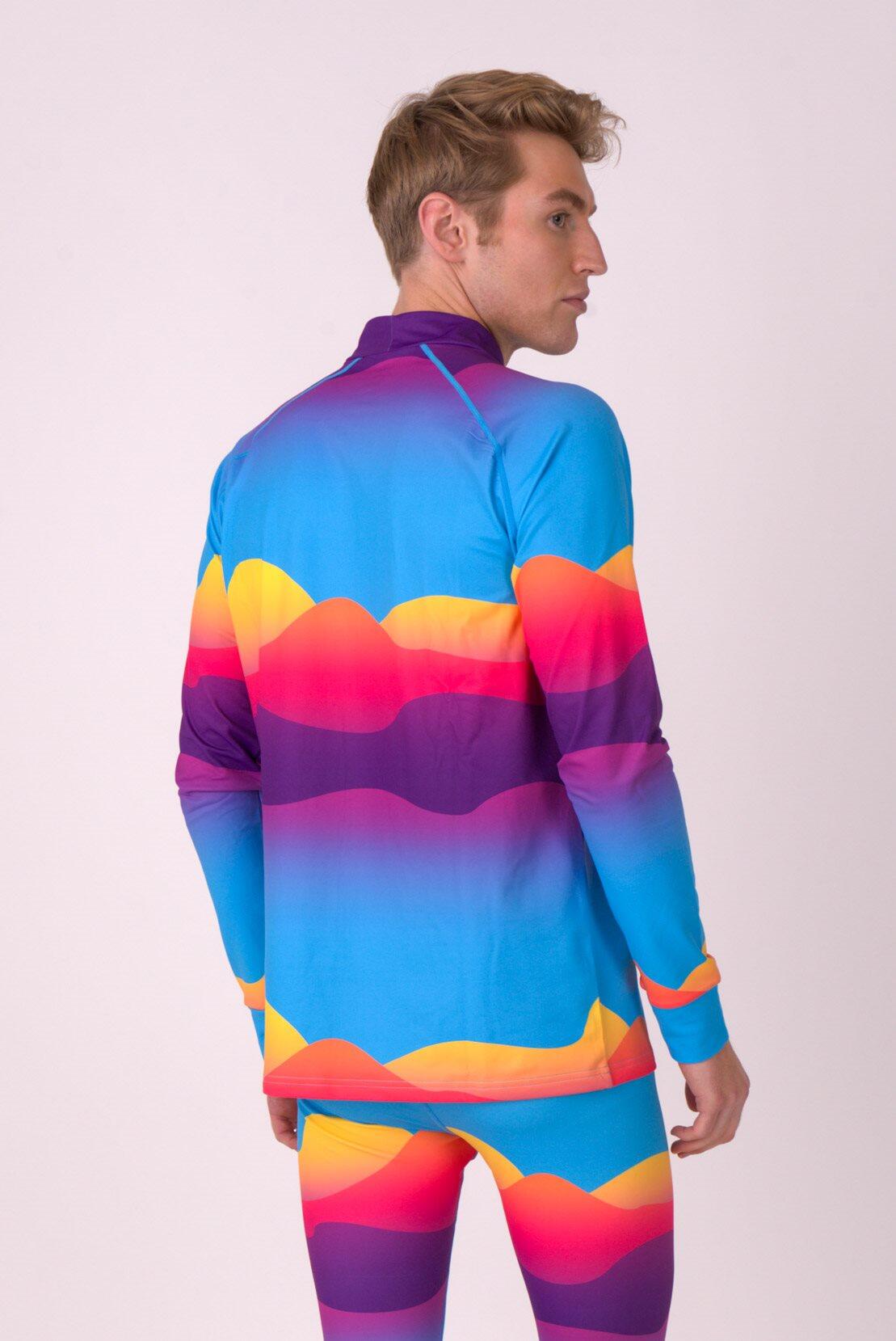 Mambo Sunset Mens Baselayer Top 2/4