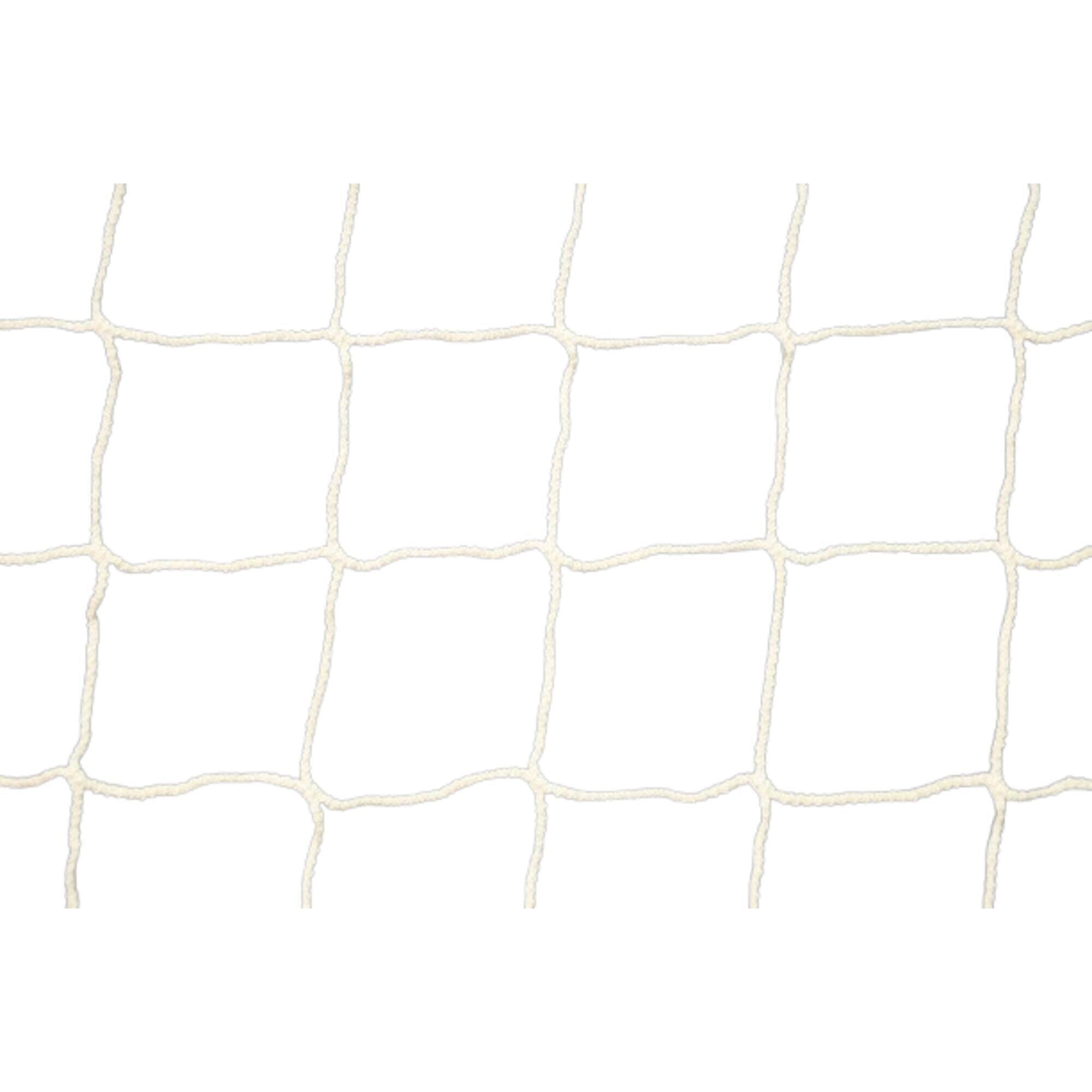 POWER SHOT 3mm branková síť na 11 fotbalových zápasů - bílá - 7,32 x 2,44 x 2 x 2 m