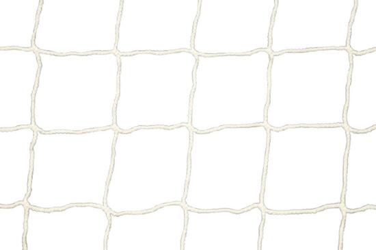 Filet 4mm de but de foot à 11 - Blanc - Pour but 7,32 x 2,44 x 2 x 2 m