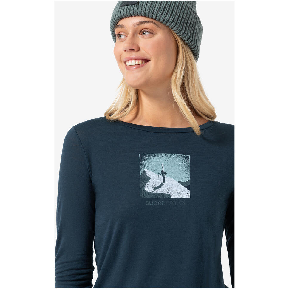 Koszulka z długim rękawem damska SUPER.NATURAL W Almost Done LS