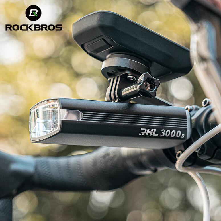 Lampka rowerowa przednia ROCKBROS RHL3000 (model 2024)