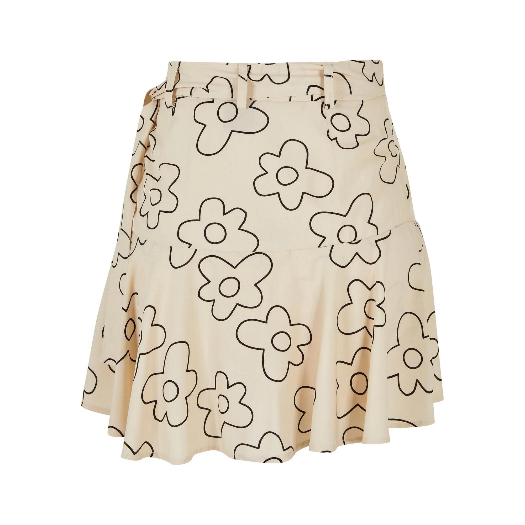 Gonna Fiore Mini Donna Urban Classics Morbido Erba Marina 2/4