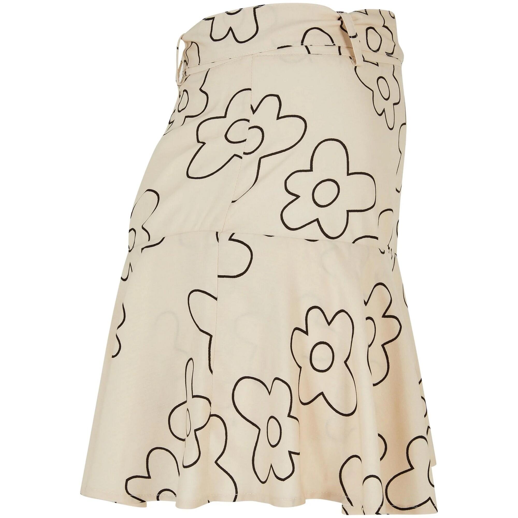 Gonna Fiore Mini Donna Urban Classics Morbido Erba Marina 4/4