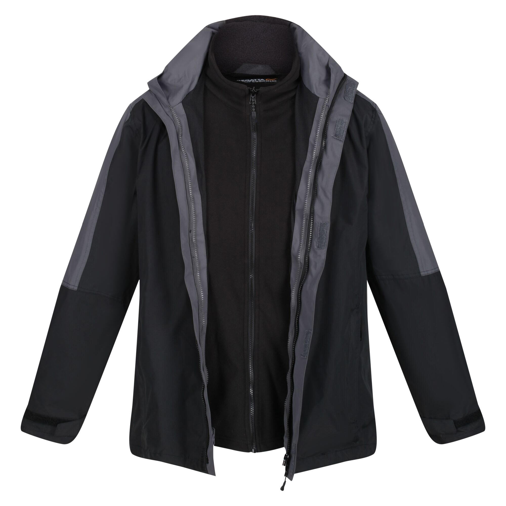 Defender III Giacca 3 In 1 Uomo Regatta Nero/Grigio Foca 3/4