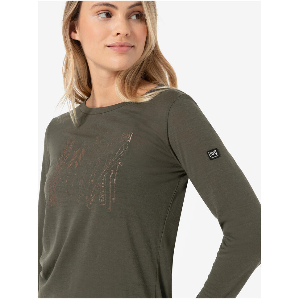 Koszulka z długim rękawem damska SUPER.NATURAL W Fourski