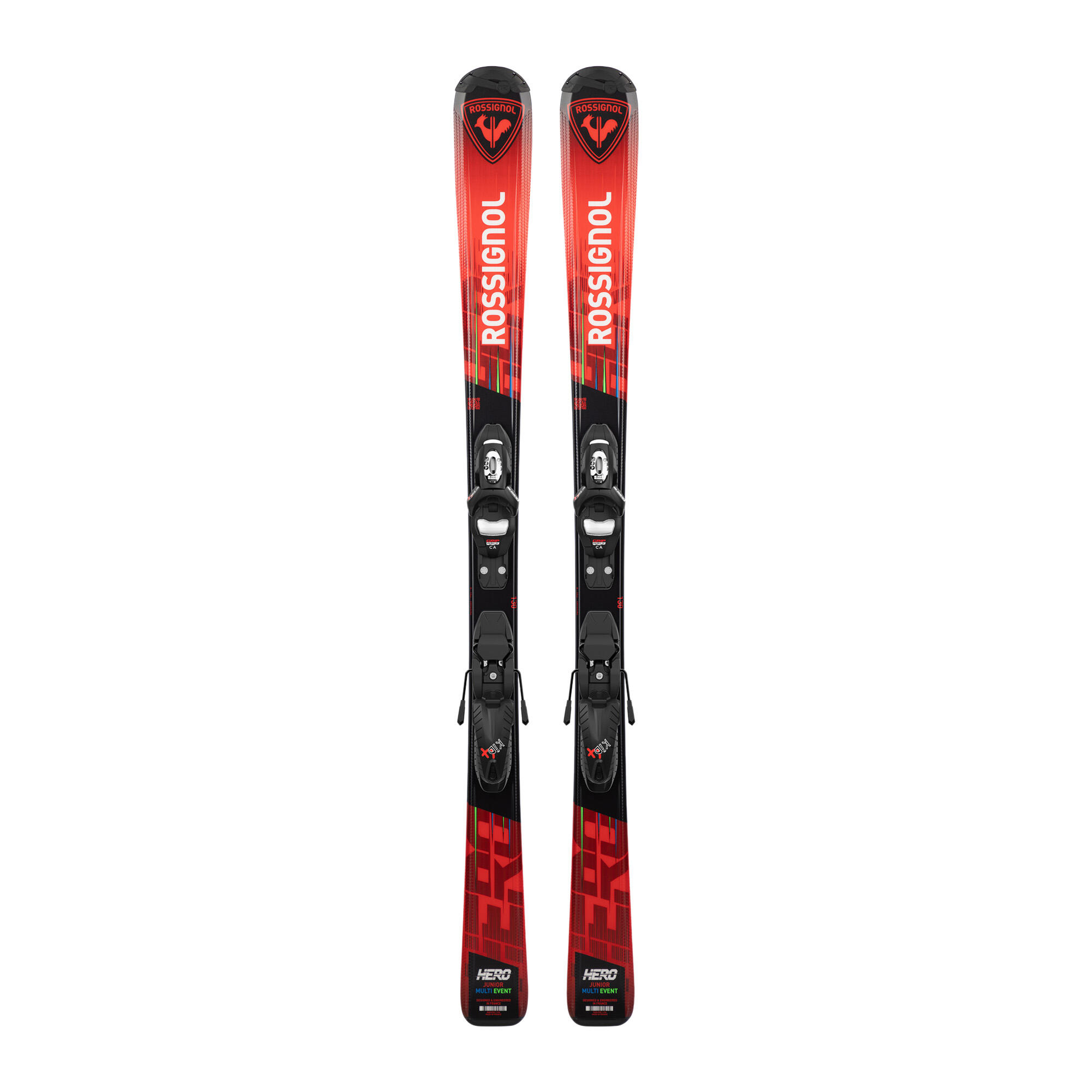 ROSSIGNOL Rossignol Hero Jr 100-140 kinder-afdalingsski's + Kid 4 GW-bindingen