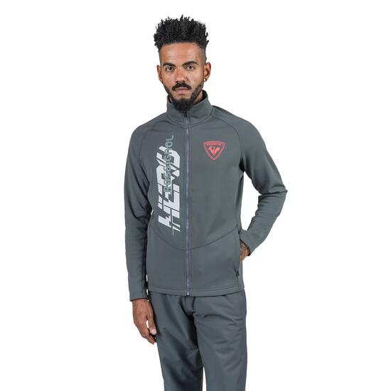 Bluza Rossignol męska New Hero Classique Clim szara