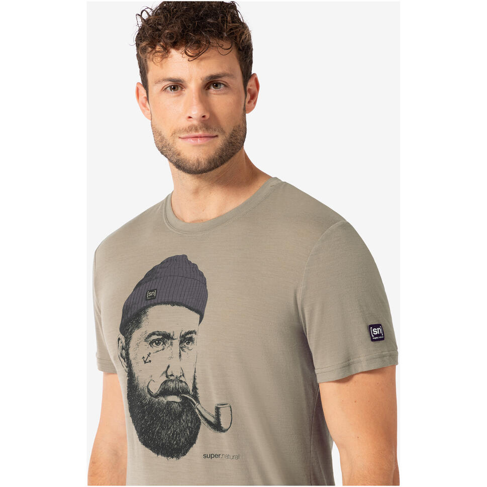 Koszulka z krótkim rękawem męska SUPER.NATURAL M SN Sailor Tee