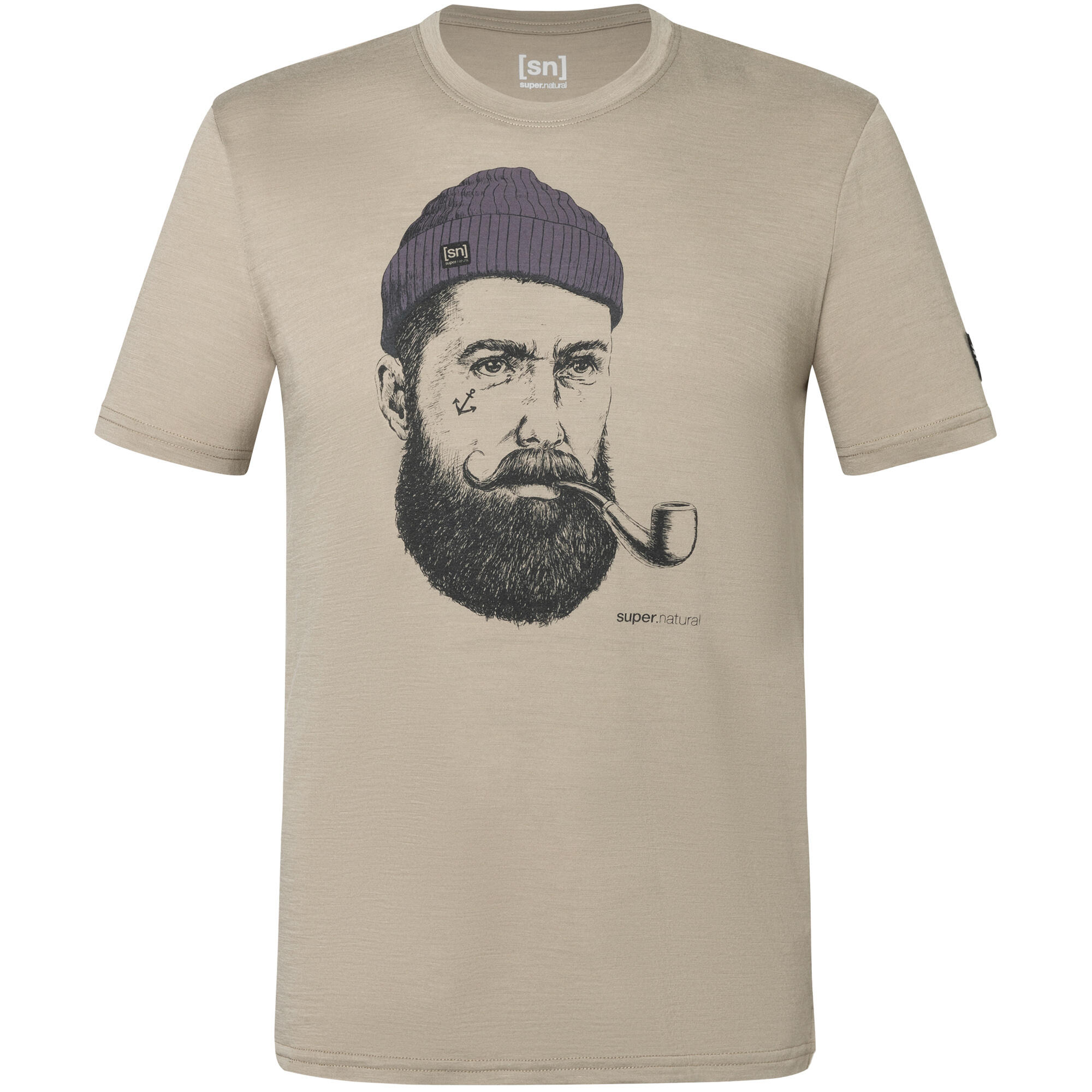Koszulka z krótkim rękawem męska SUPER.NATURAL M SN Sailor Tee 3/4