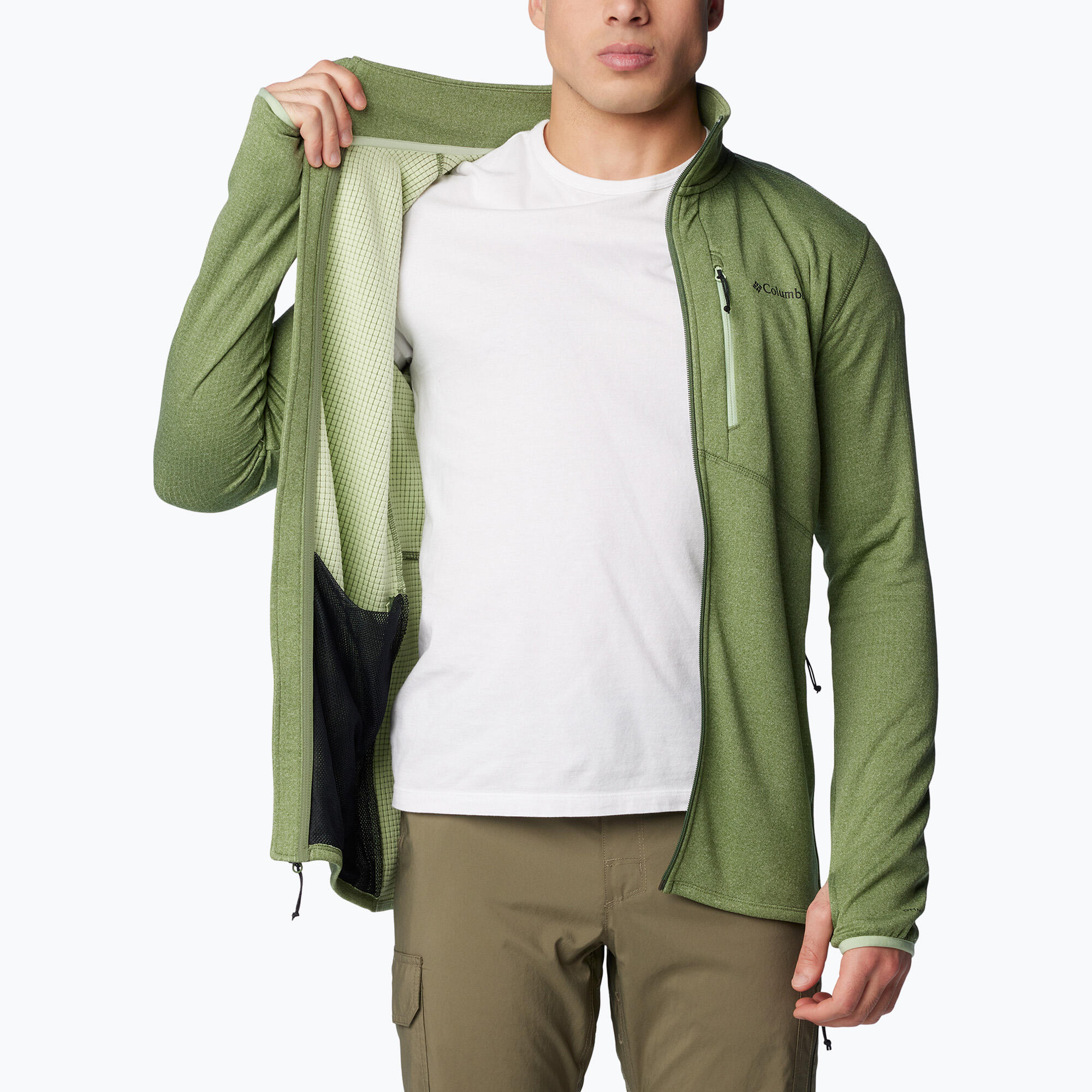 Felpa da trekking Columbia Park View Fleece FZ da uomo 4/5