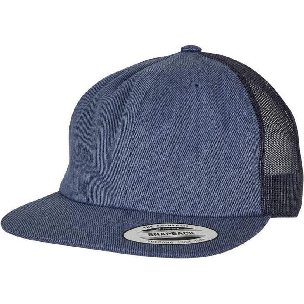 Cappellino Da Camionista Flexfit Blu Grezzo 4/5