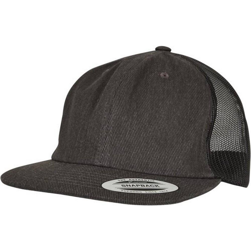 Cappellino Da Camionista Flexfit Nero Grezzo 4/5