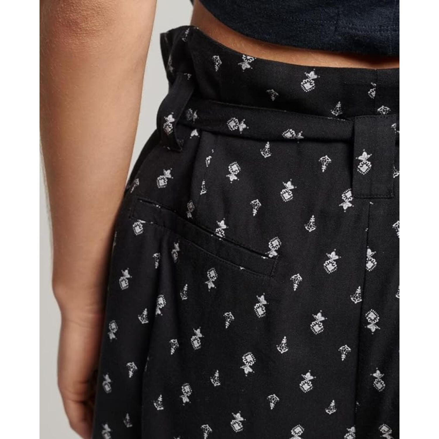 Short de randonnée Superdry Vintage Paperbag imprimé pour femmes 4/4