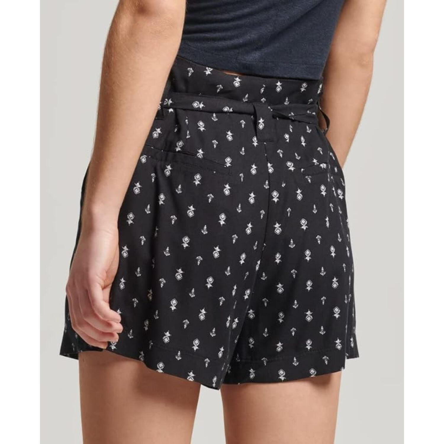 Short de randonnée Superdry Vintage Paperbag imprimé pour femmes 2/4