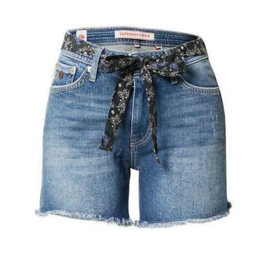 Short de randonnée pour femmes Superdry Vintage Mid Rise Slim