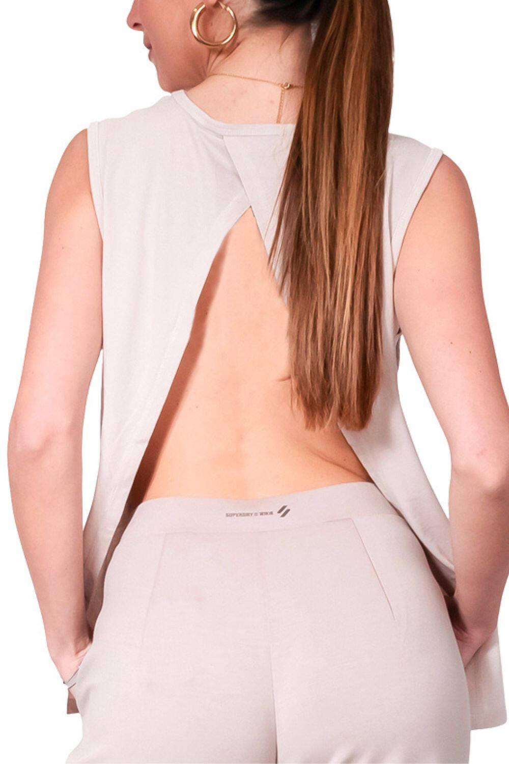 Camiseta de tirantes Superdry Flex Loose Open Back, Mujer 2/3