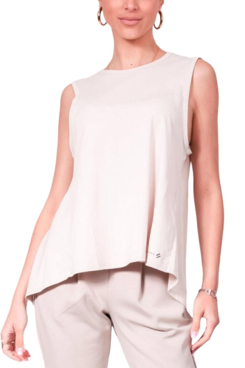 SUPERDRY Dames-T-shirt Superdry Flex Loose Open Back Touring