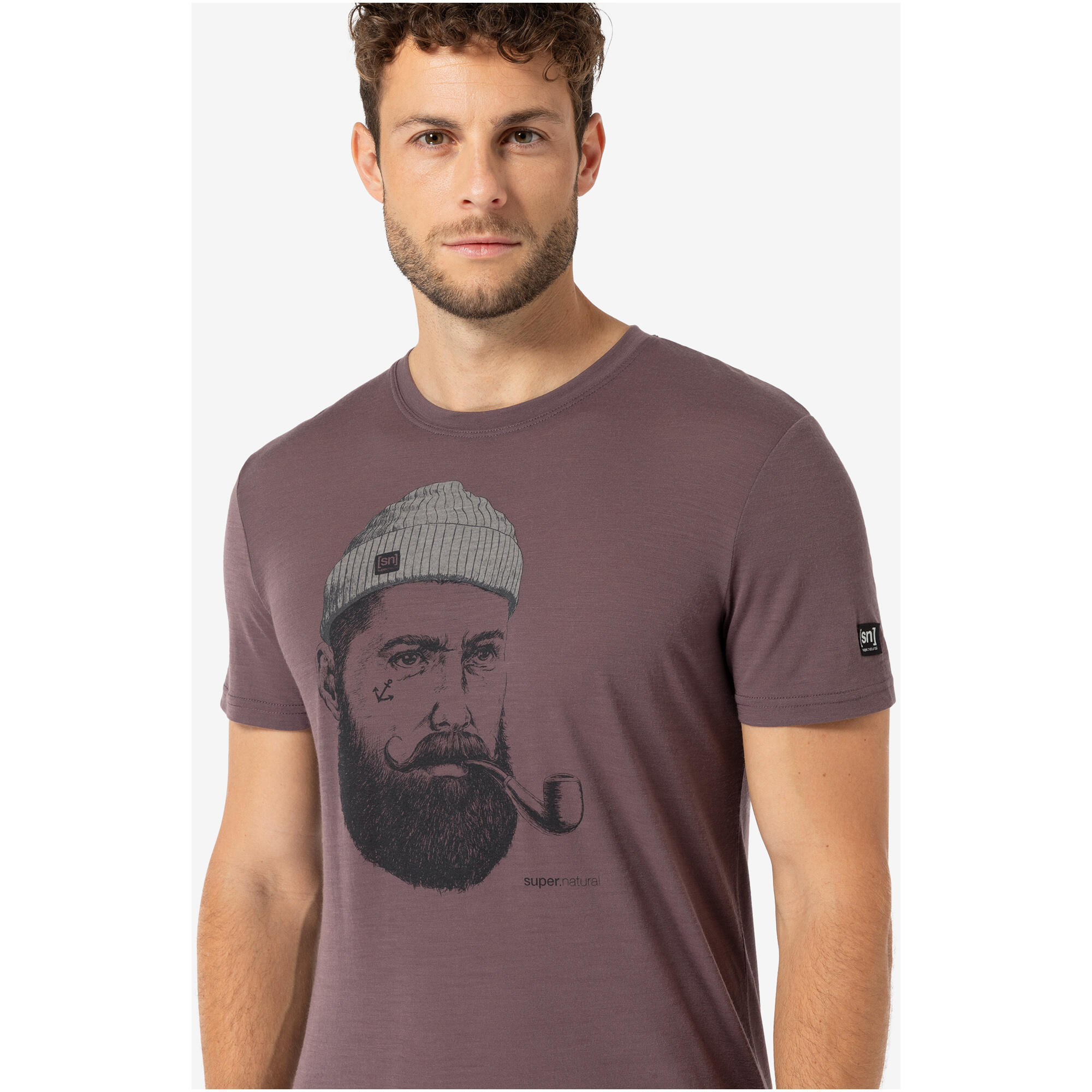 Koszulka z krótkim rękawem męska SUPER.NATURAL M SN Sailor Tee 2/4