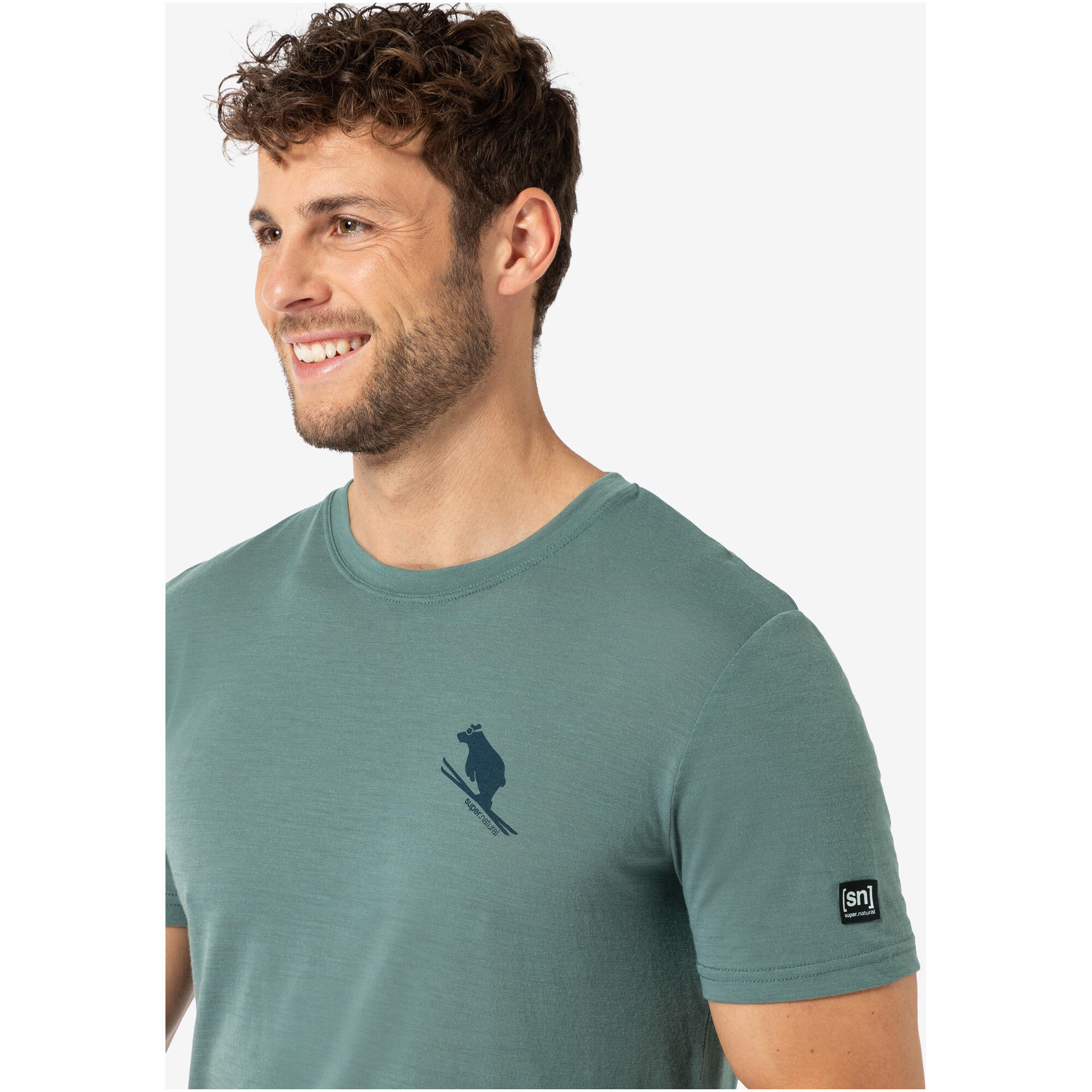 Koszulka z krótkim rękawem męska SUPER.NATURAL M Little Flear Tee 2/4