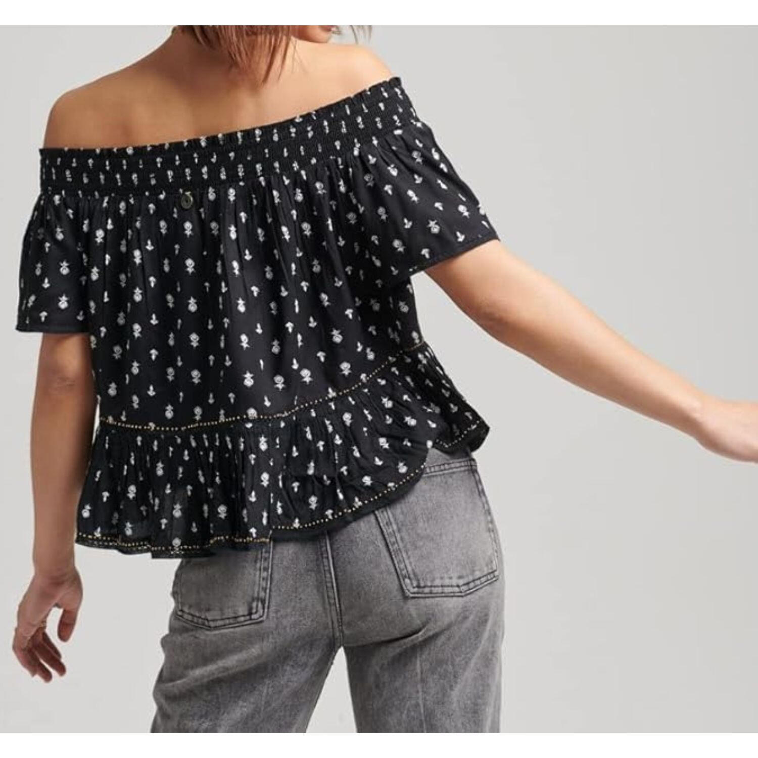 T-shirt de randonnée Superdry pour femme Vintage Off 2/5
