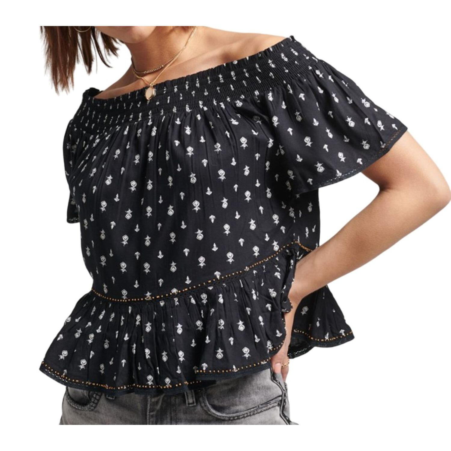 T-shirt de randonnée Superdry pour femme Vintage Off 1/5