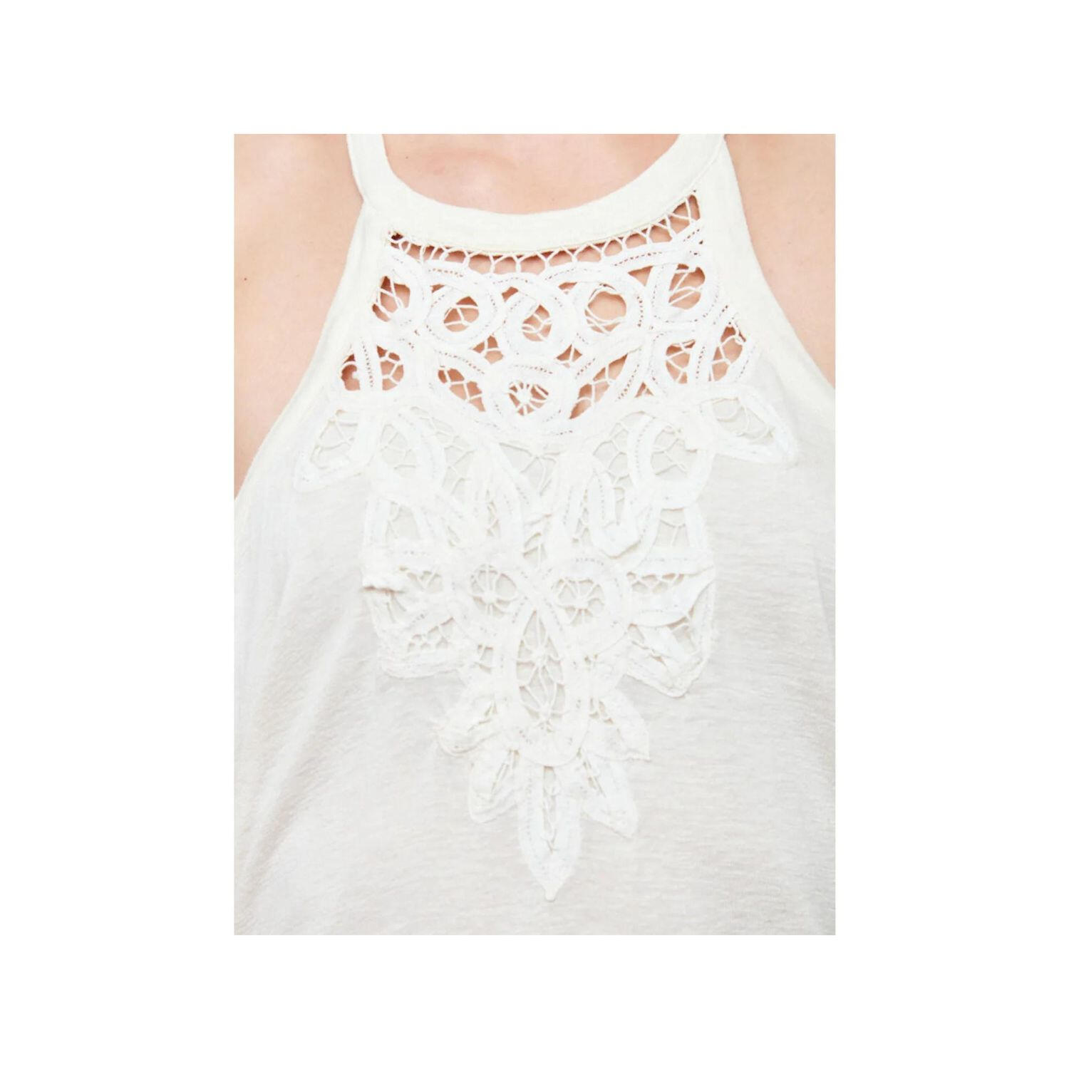 T-shirt SuperDry Vintage Jersey Lace Racer pour femme 3/3