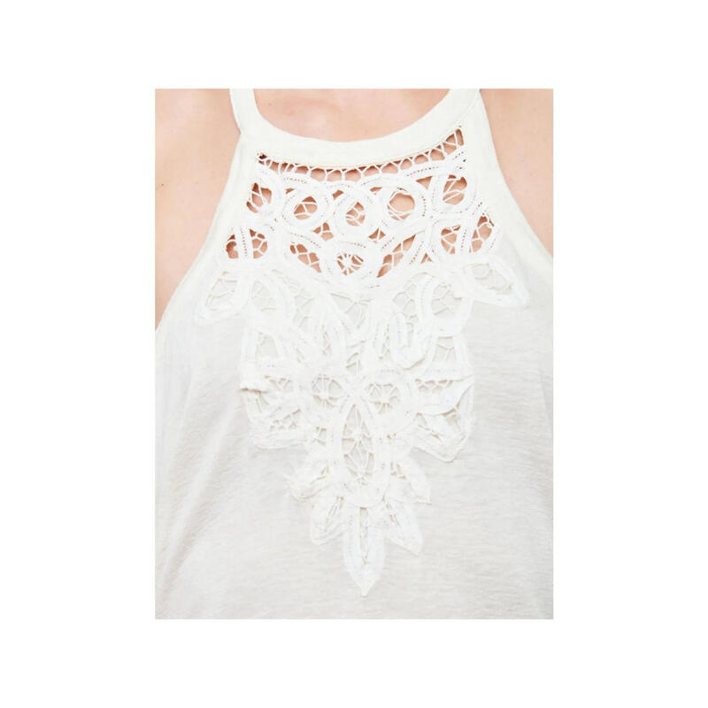 Tricou SuperDry Vintage Jersey Lace Racer pentru femei