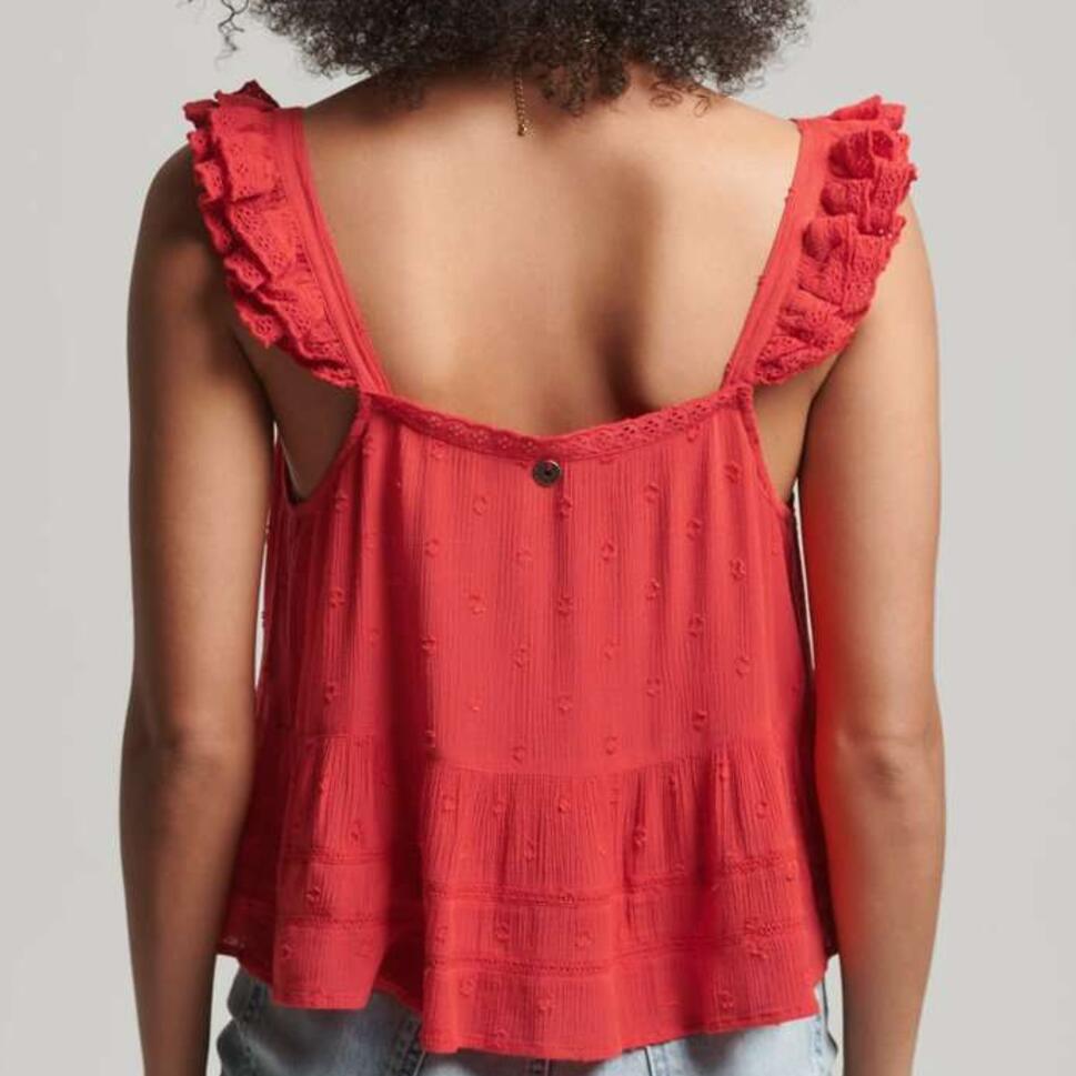 Koszulka turystyczna damska SuperDry Vintage Broderie