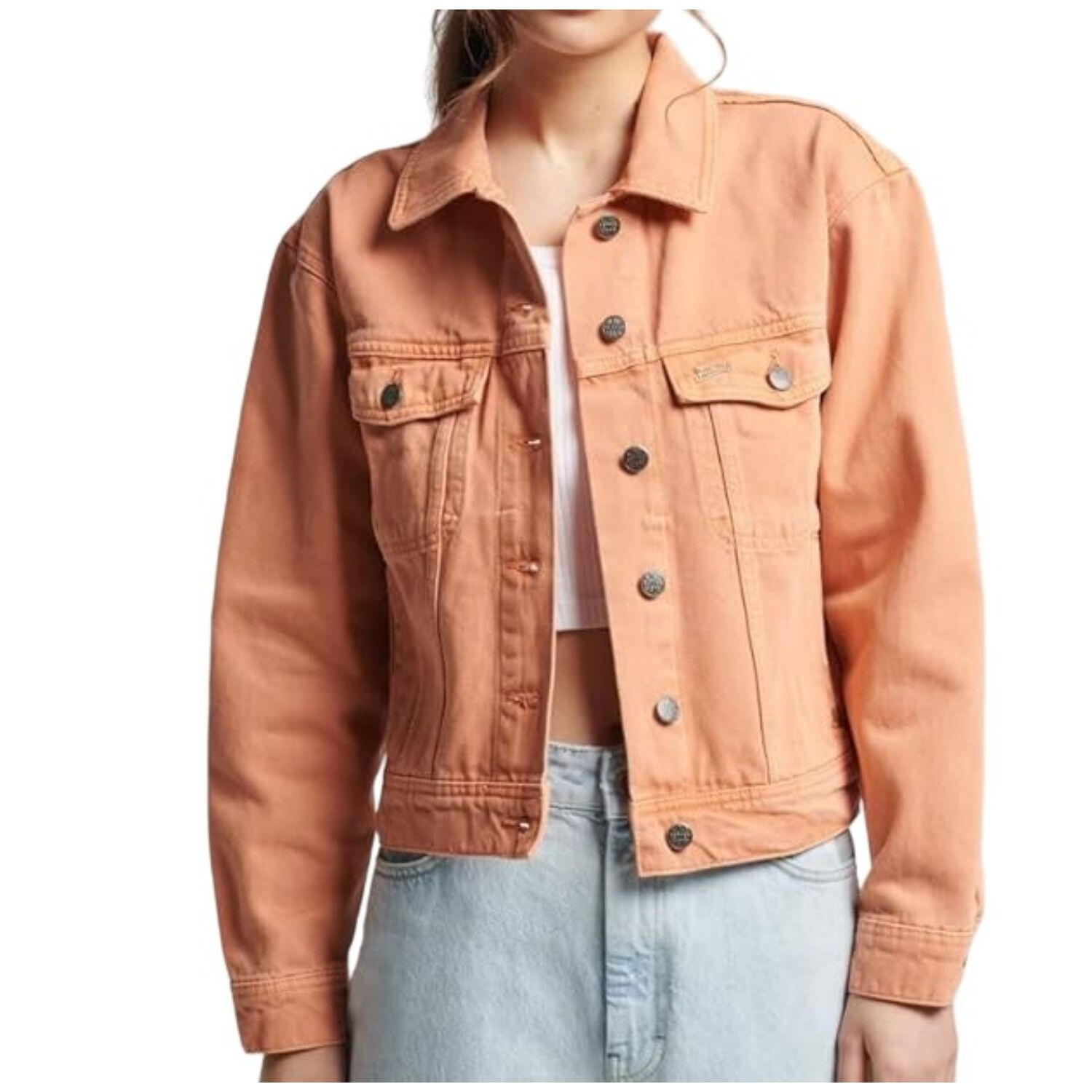Superdry - Veste De Tourisme Vintage Trucker De Superdry Pour Femme - Blouson - Orange - 48 Xl - Decathlon