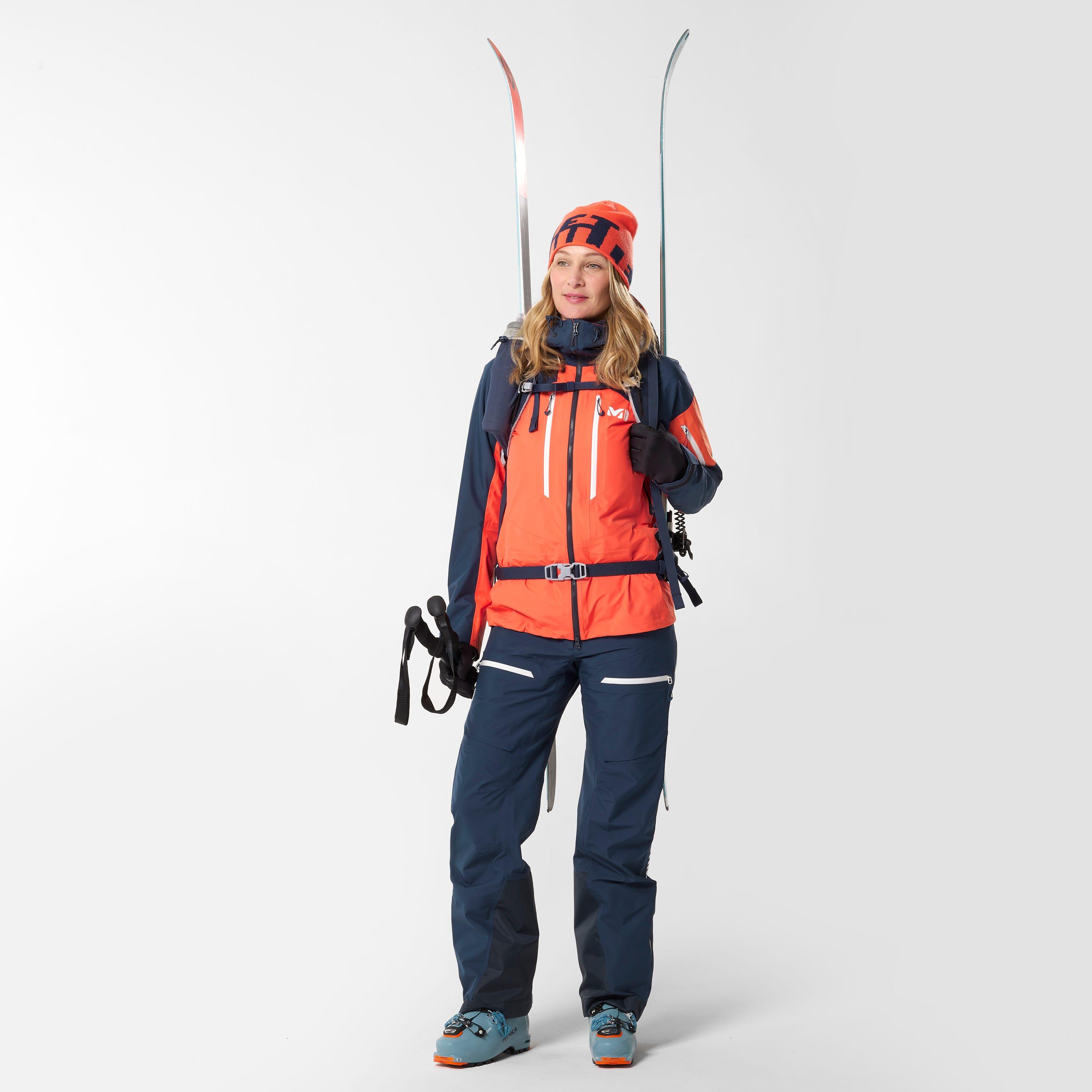 Broek Noords skiën voor dames M WHITE 3L 2/5