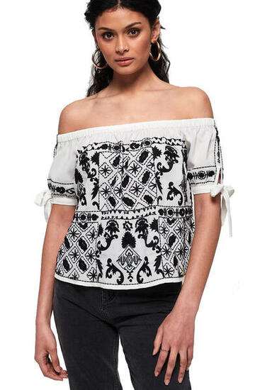 SuperDry Raffella Touring-T-Shirt für Frauen